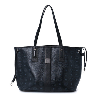 MCM Visetos Medium Liz Reversible Shopper Tote Black 1 of 21