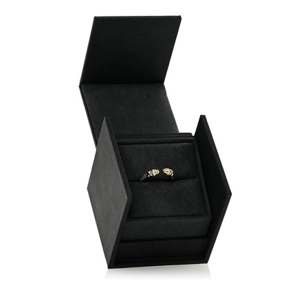 David Yurman Sterling Silver 18K Yellow Gold Diamond Petite Helena Ring 56 7.5 6 of 6