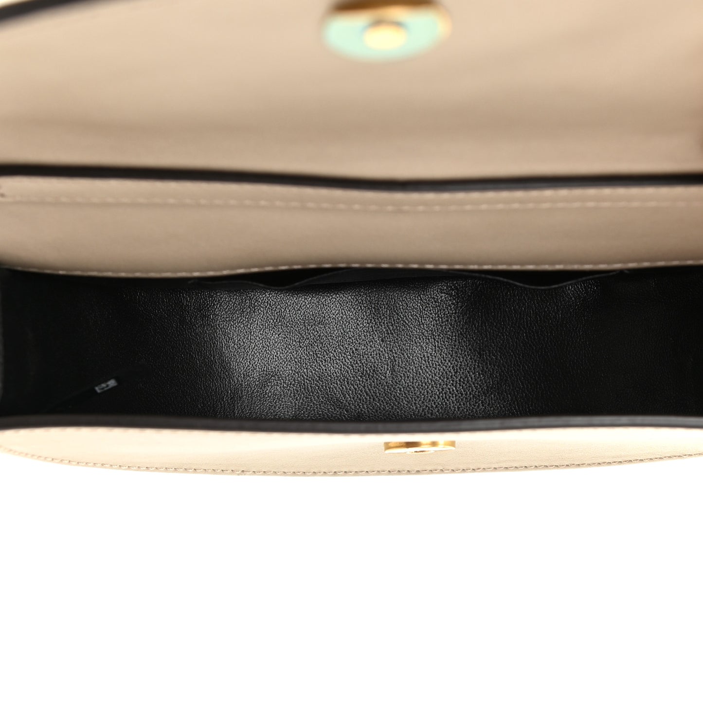 Calfskin Small Nile Bracelet Minaudiere Bag Motty Grey