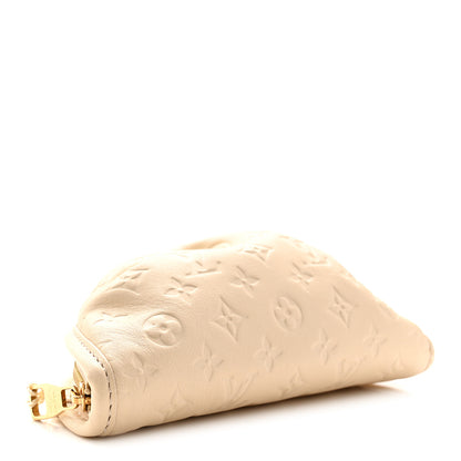 Louis Vuitton Calfskin Monogram Gyoza Key Pouch Beige 4 of 8