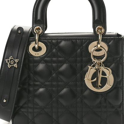 Christian Dior Lambskin Cannage Small My ABCDior Lady Dior Black 8 of 11