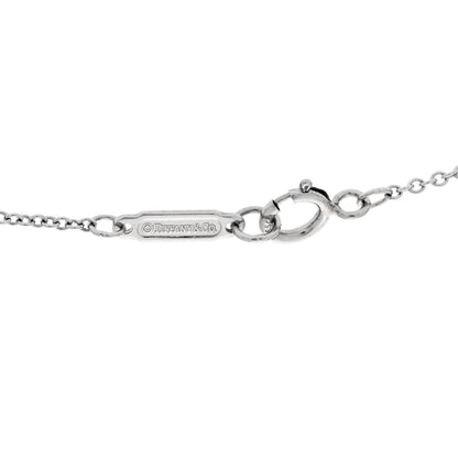 Tiffany Platinum Diamond .36ctw Graduated Pendant Necklace 4 of 6