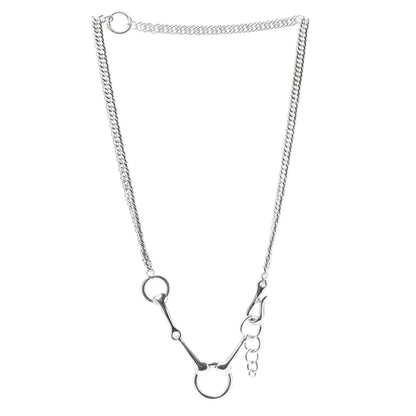 Hermes Sterling Silver GM Galop Long Necklace 3 of 5