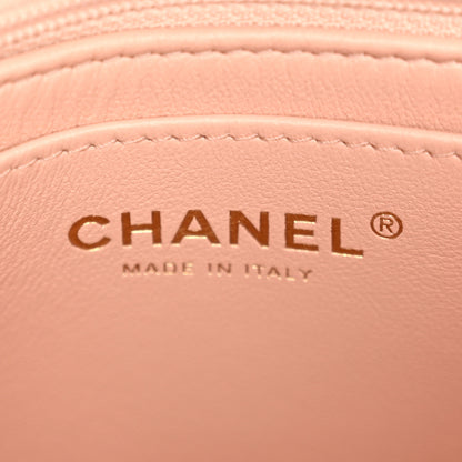 Chanel Caviar Quilted Mini Retro Twist Top Handle Flap Light Pink 6 of 11