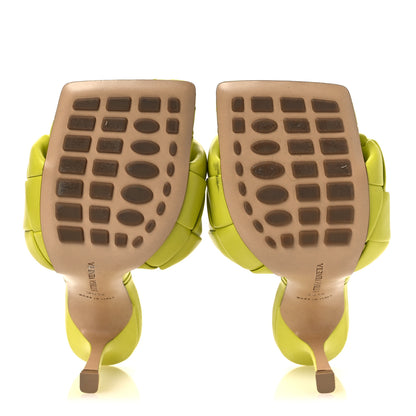 Bottega Veneta Nappa Maxi Intrecciato Lido 90mm Mule Sandals 36.5 Kiwi 7 of 10