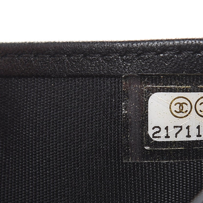 Chanel Lambskin Quilted Compact Boy Wallet Black 8 of 14