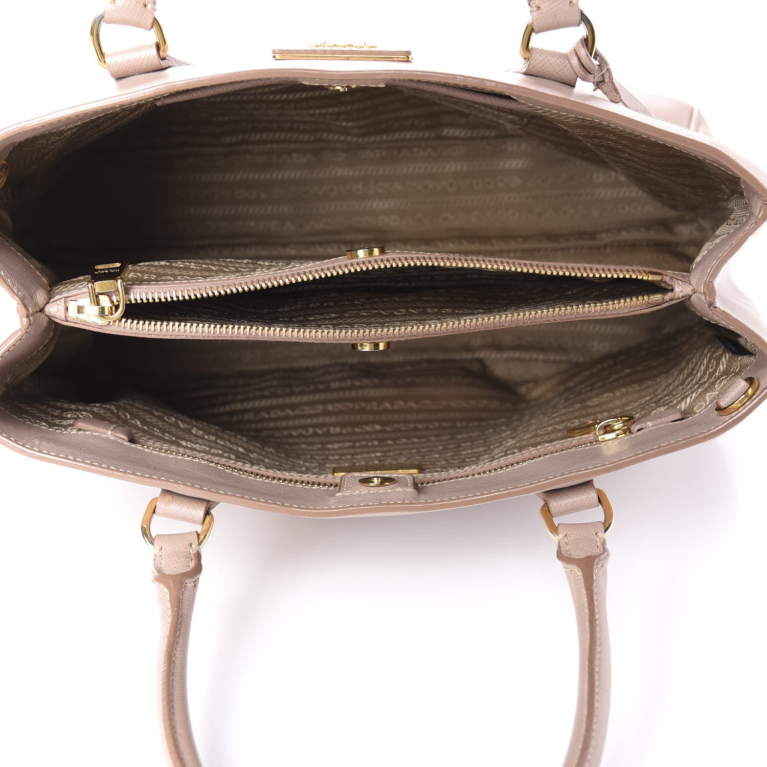Prada Saffiano Lux Medium Tote Cammeo 5 of 11