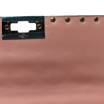 Valentino Garavani Lambskin Medium Rockstud Spike Shoulder Bag Poudre 10 of 10