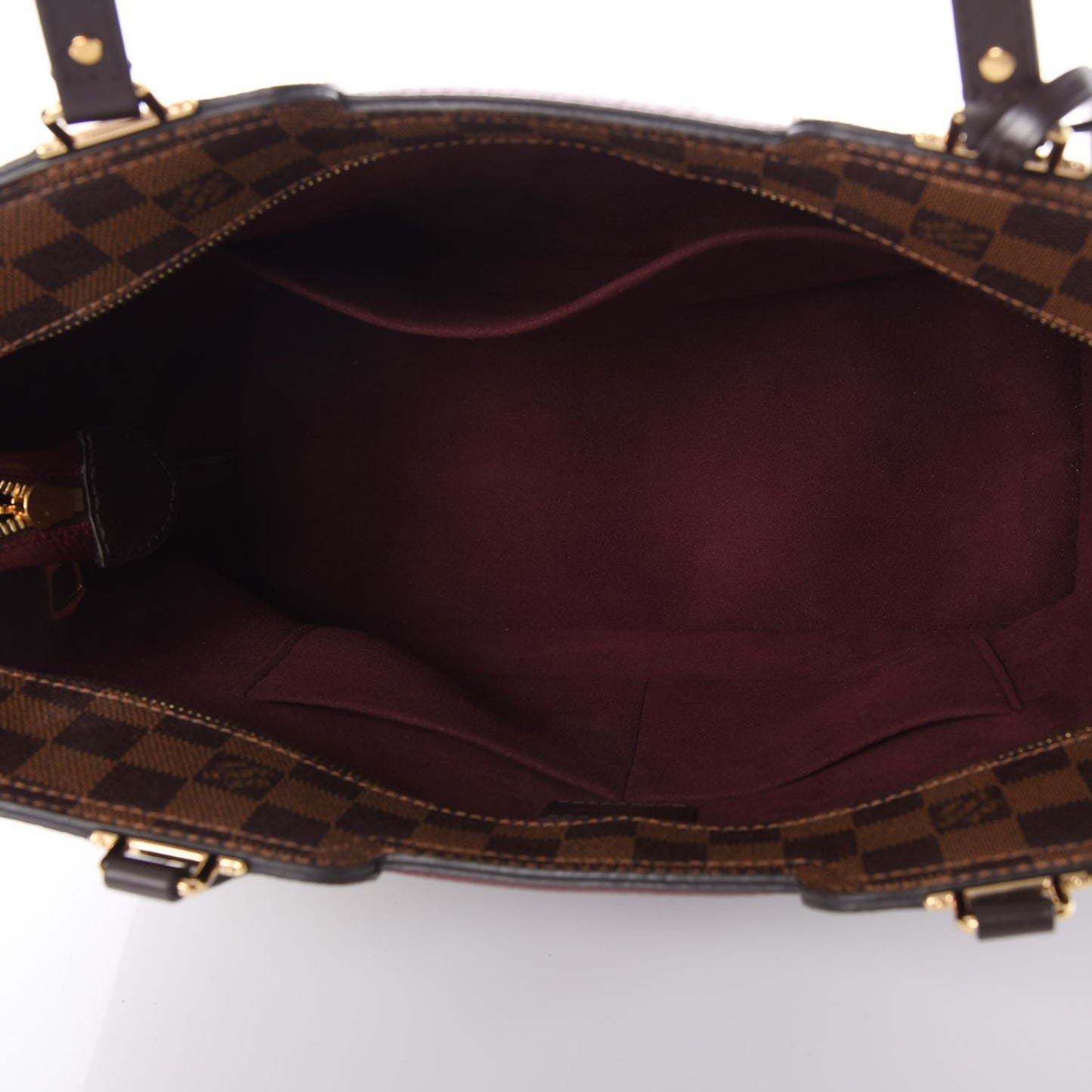 Damier Ebene Taurillon Jersey Bordeaux