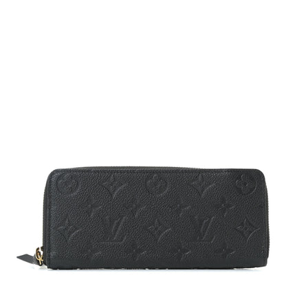 Louis Vuitton Empreinte Clemence Wallet Black 1 of 9