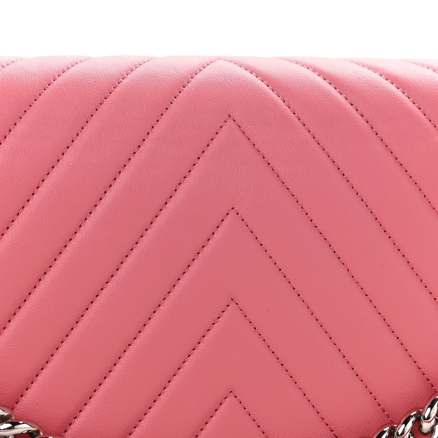 Chanel Lambskin Chevron Quilted New Medium Boy Flap Pink 10 of 10