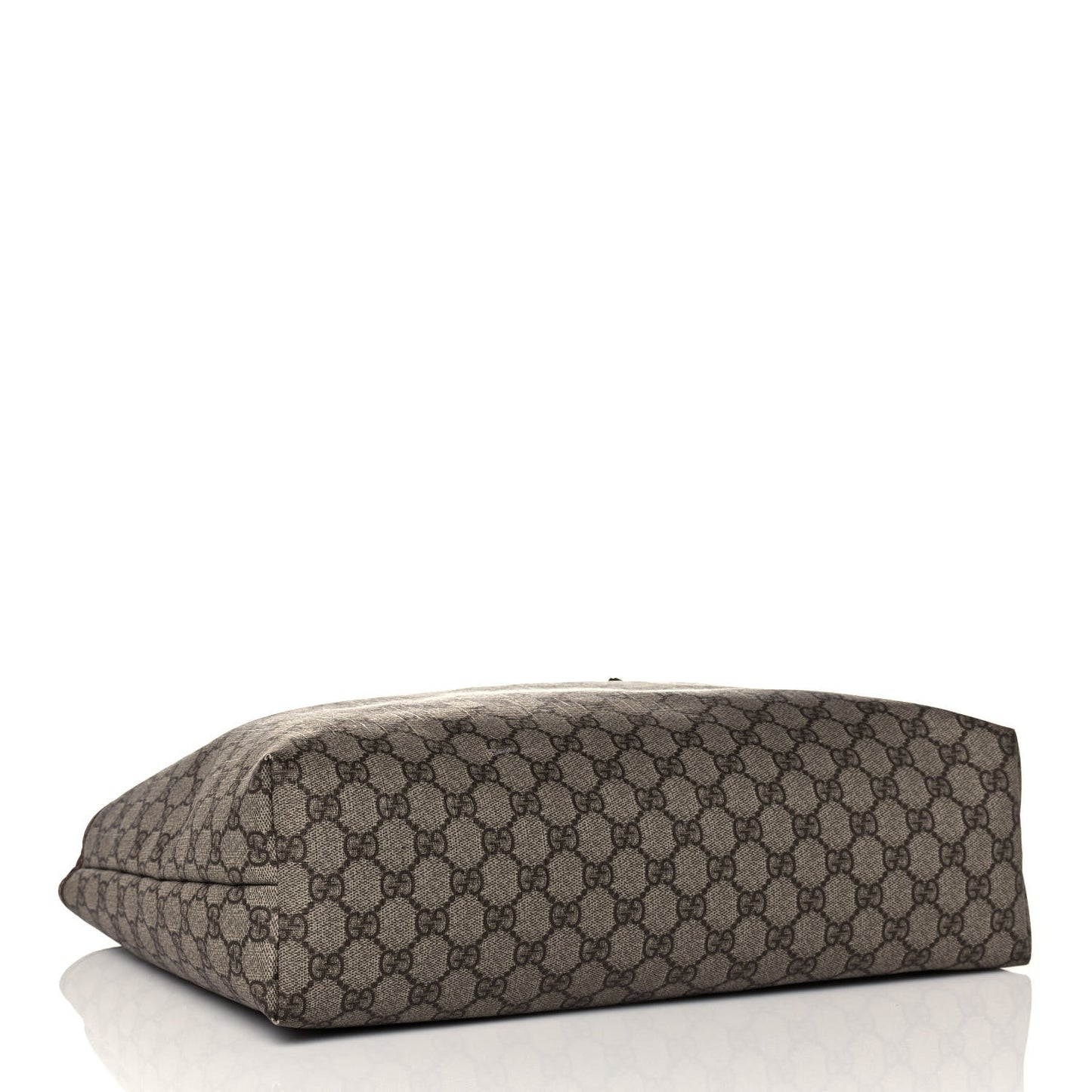 GG Plus Monogram Medium Signature Web Loop Tote Brown