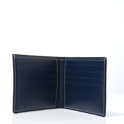 Goyard Goyardine Bi-Fold Victoire PM Wallet Navy 4 of 6