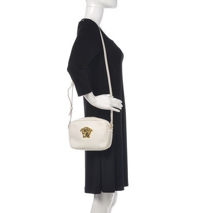 Versace Calfskin Palazzo Camera Bag White 2 of 9