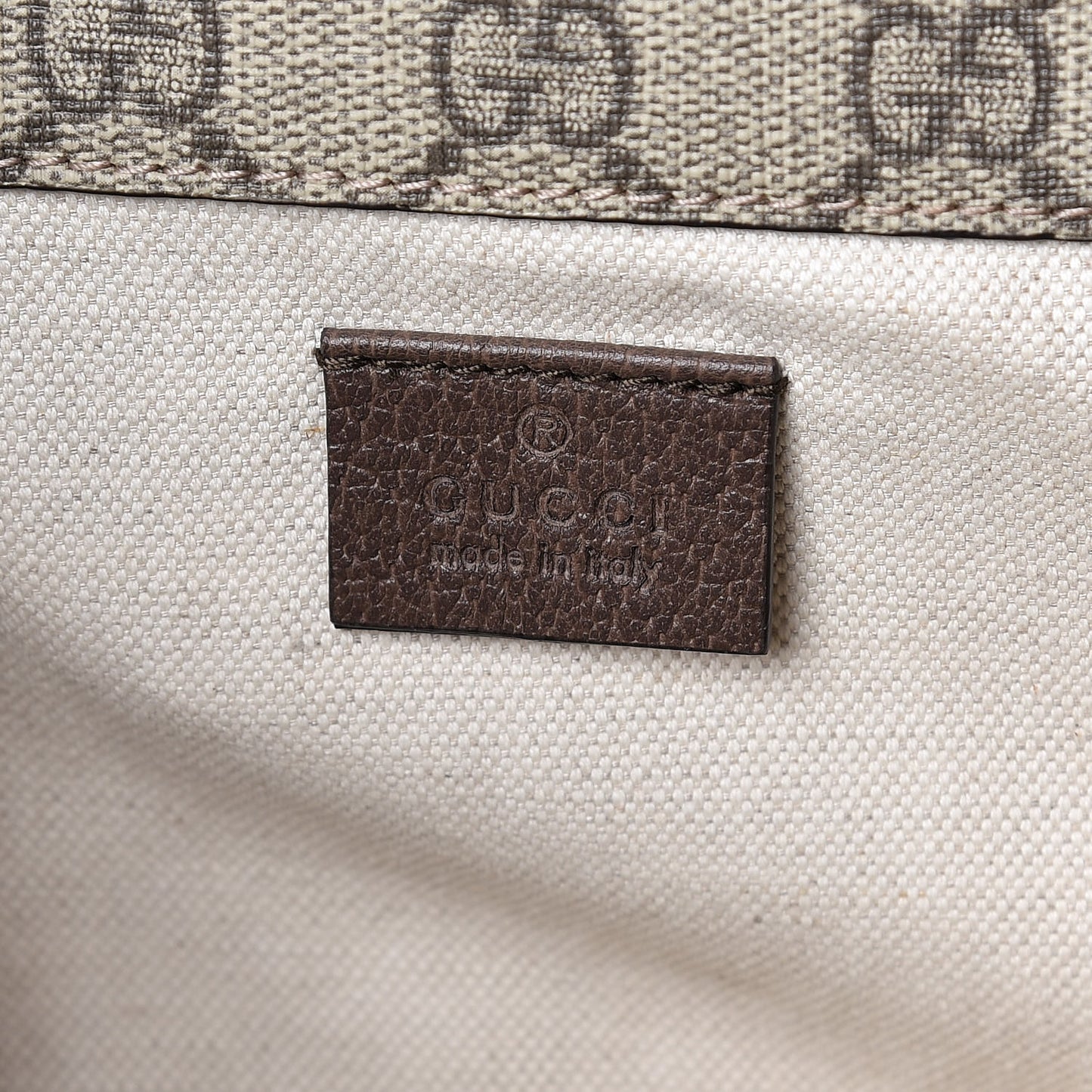 GG Supreme Monogram Web Small Neo Vintage Double Flap Messenger Bag Beige New Acero