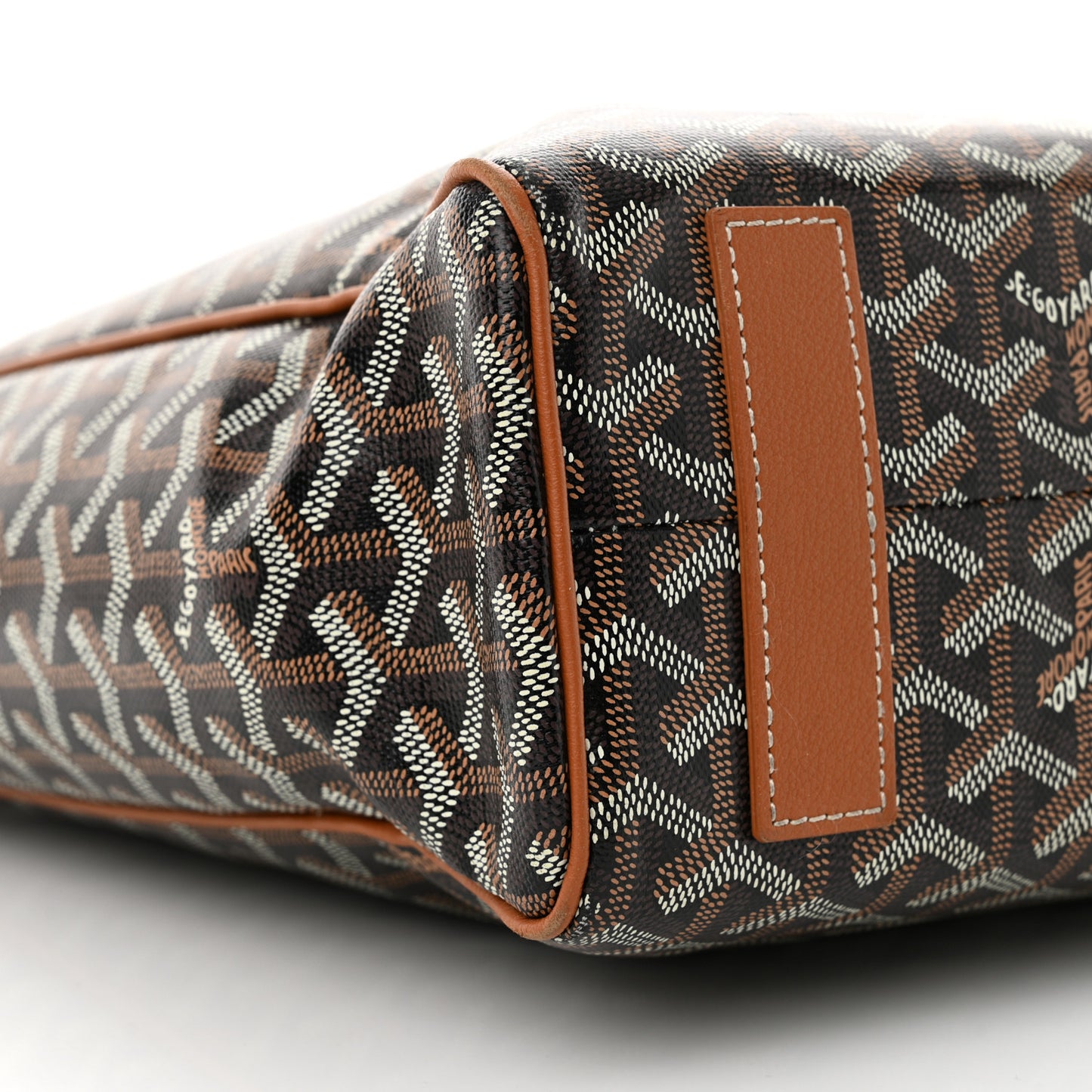 Goyardine Voltaire III Tote Black Gold