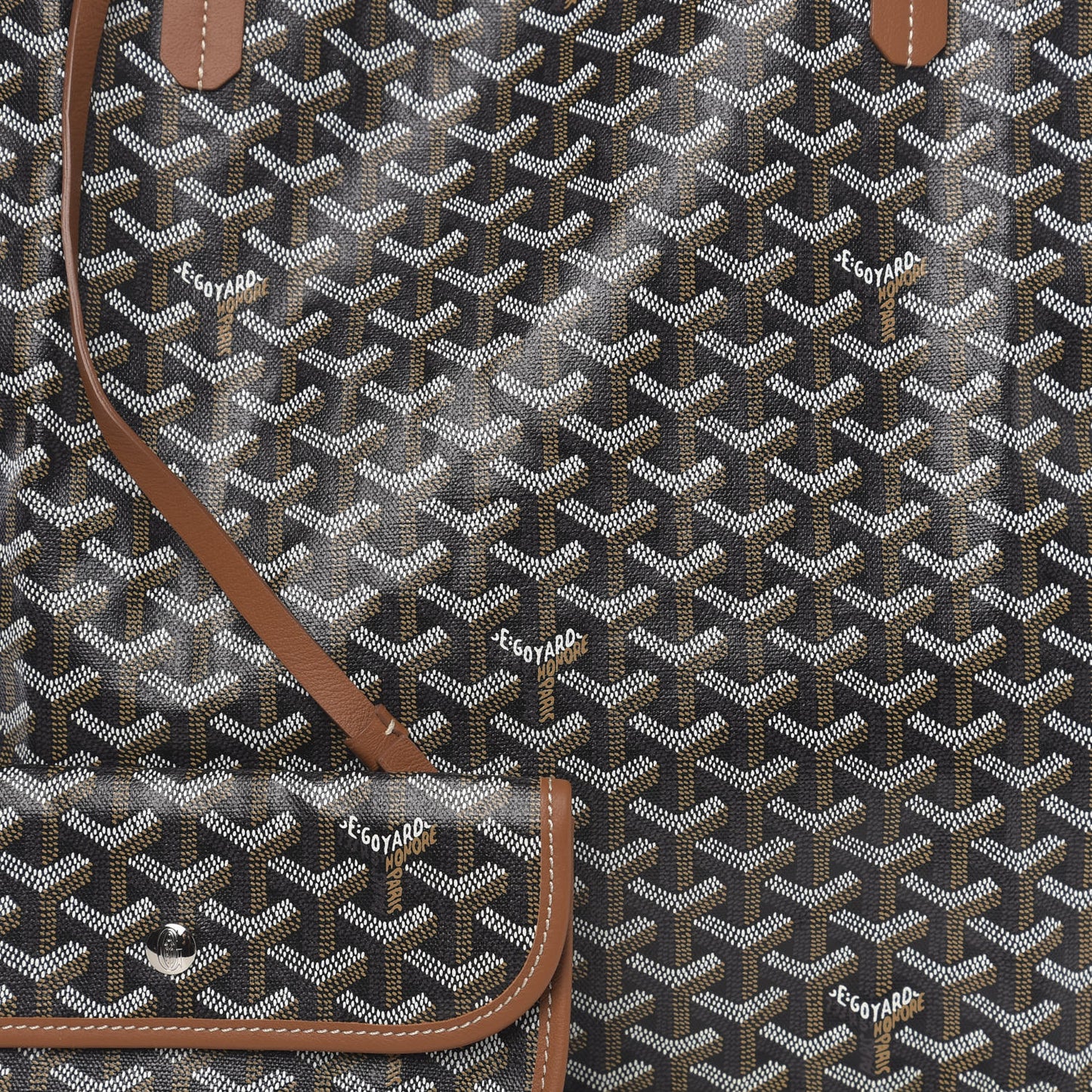 Goyardine Saint Louis GM Black Gold