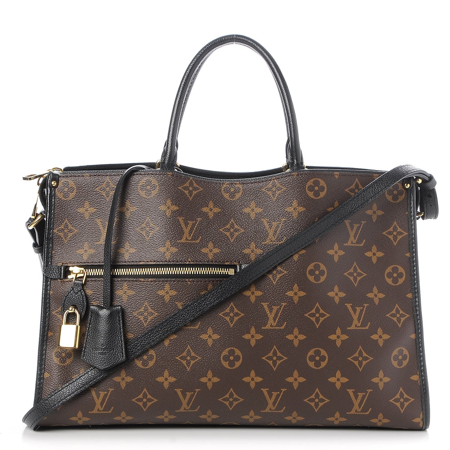 Louis Vuitton Monogram Popincourt MM Black 1 of 9