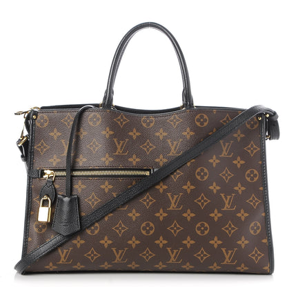 Louis Vuitton Monogram Popincourt MM Black 1 of 9