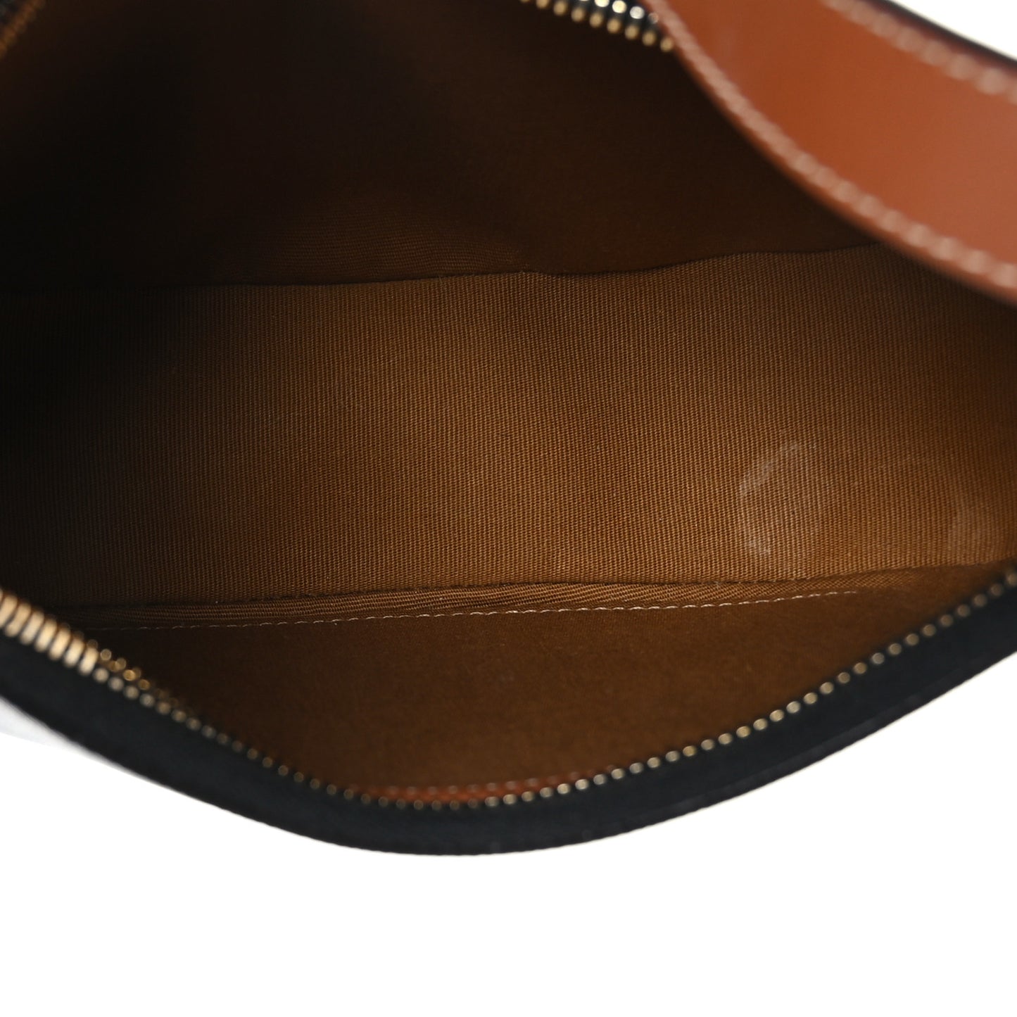Triomphe Canvas Calfskin Ava Shoulder Bag Tan