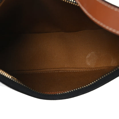 Celine Triomphe Canvas Calfskin Ava Shoulder Bag Tan 5 of 8