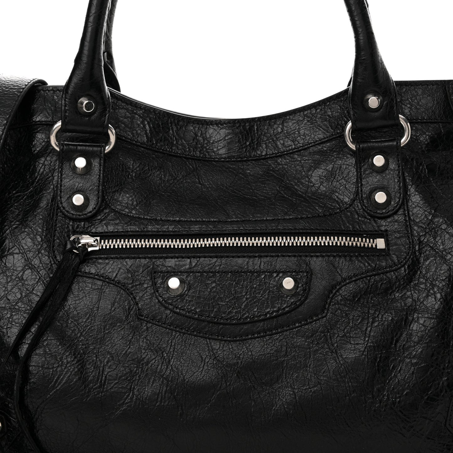Agneau Arena Silver Hardware Medium Le City Black