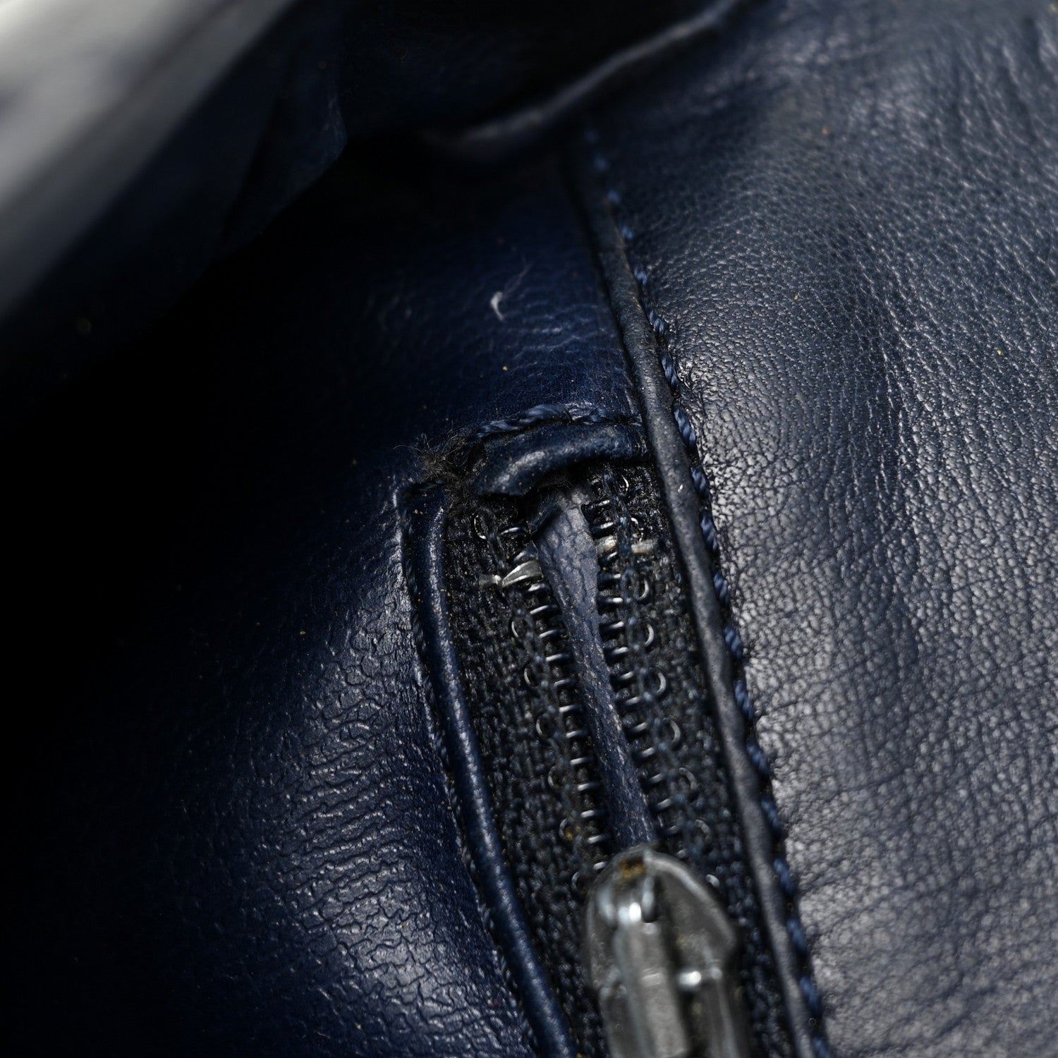 Chanel Lambskin Quilted Flap Waist Belt Bag 70 28 Navy 12 of 12