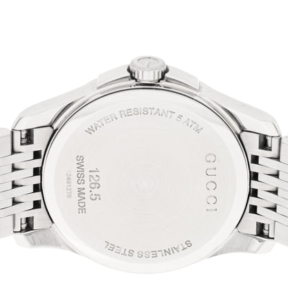 Gucci Stainless Steel Diamond 27mm G-Timeless Quartz Watch Black 4 of 5