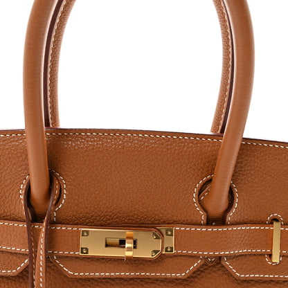 Hermes Togo Birkin 30 Gold 7 of 10