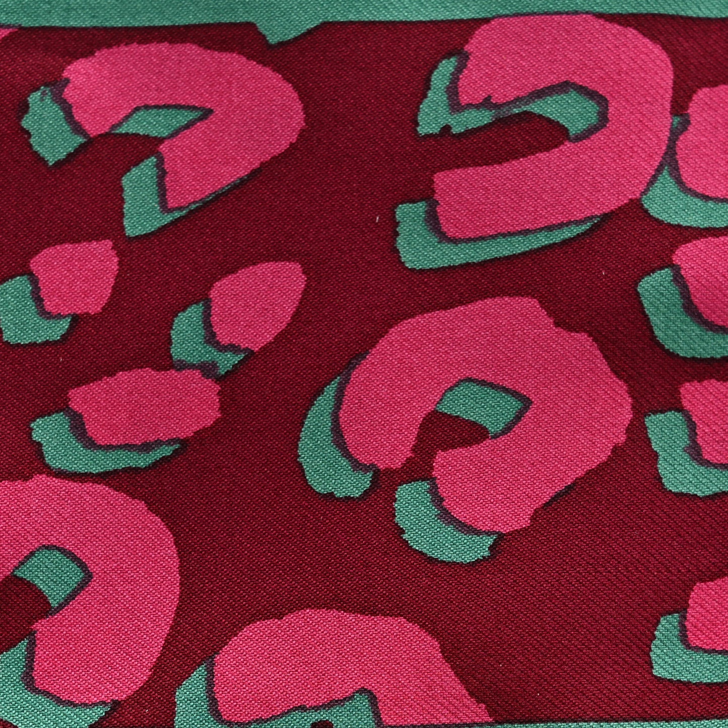 Silk Leopard Bandeau Rouge Fauviste