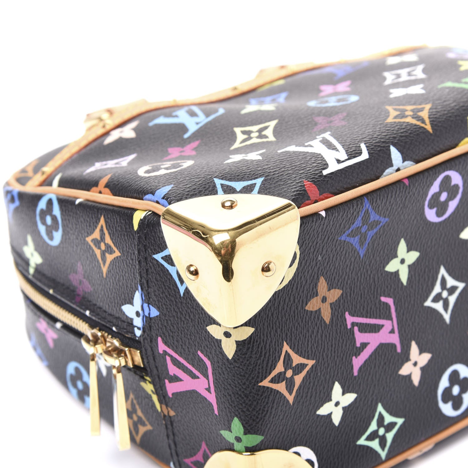 Louis Vuitton Monogram Multicolor Trouville Black 5 of 10