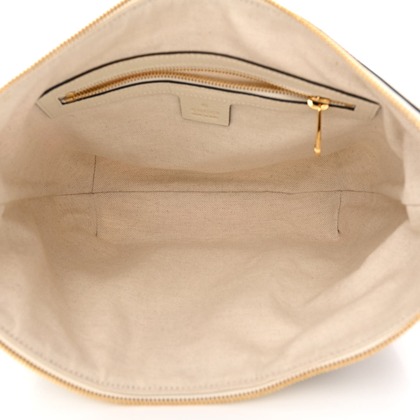 GG Supreme Monogram Flora Web Small Ophidia Half Moon Hobo White