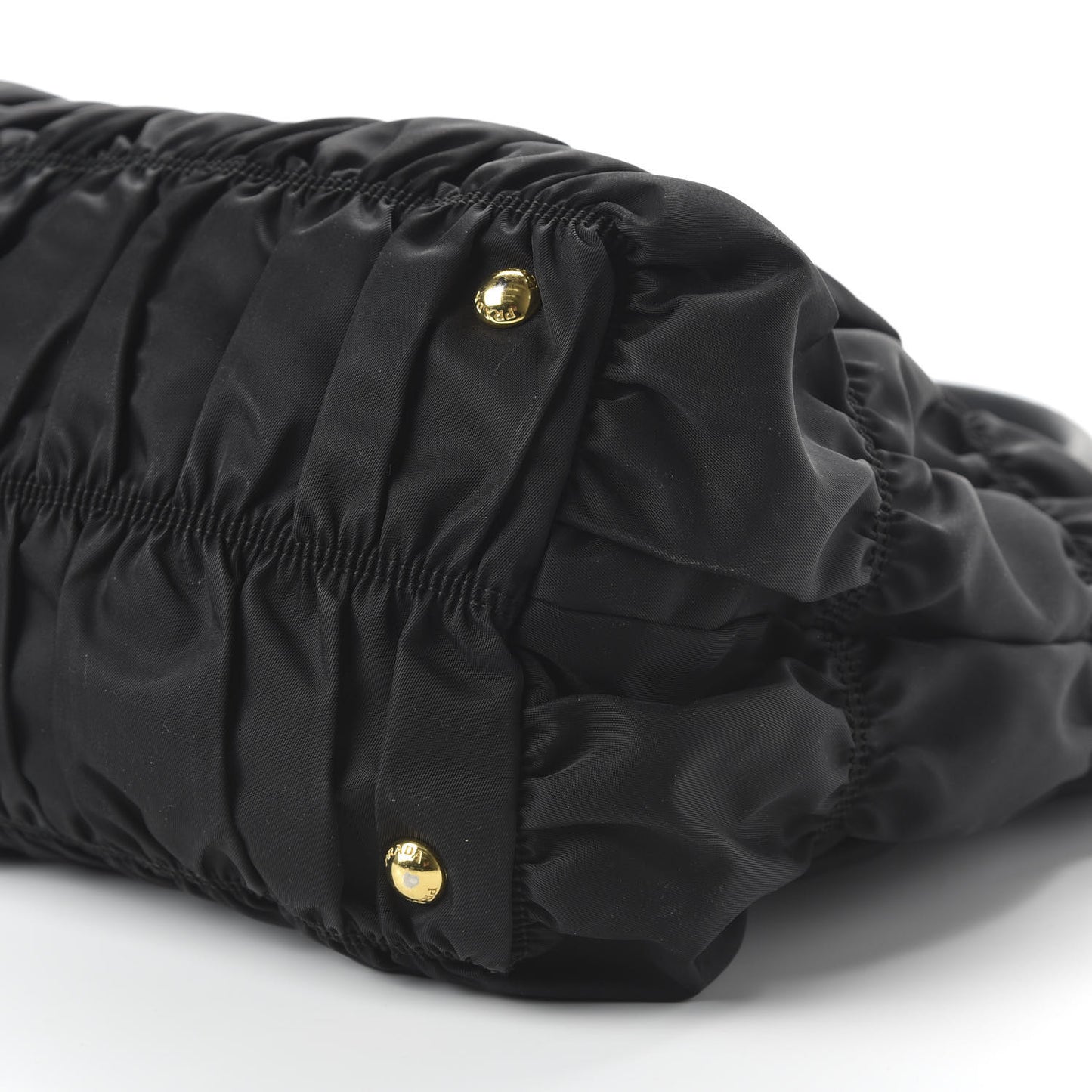 Tessuto Nylon Gaufre Tote Black