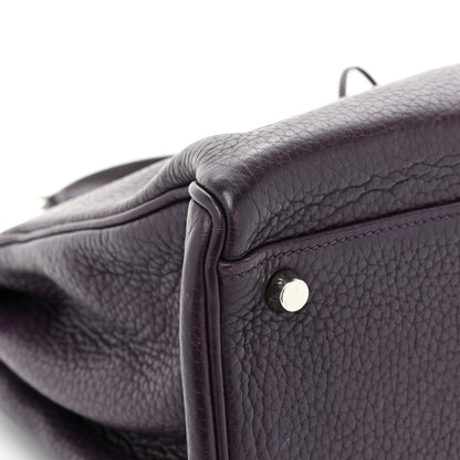 Hermes Taurillon Clemence Kelly Retourne 35 Raisin 15 of 18