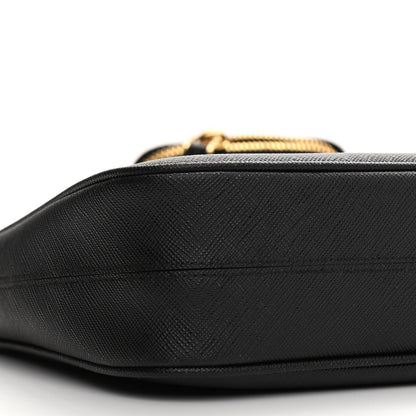 Prada Saffiano Lux Re-Edition 2005 Shoulder Bag Black 8 of 10