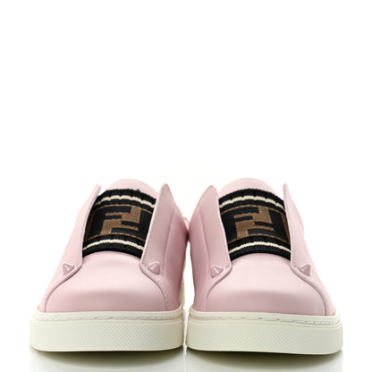 Fendi Vitello FF Rockoclick Slip On Sneakers 37 Pink 2 of 8