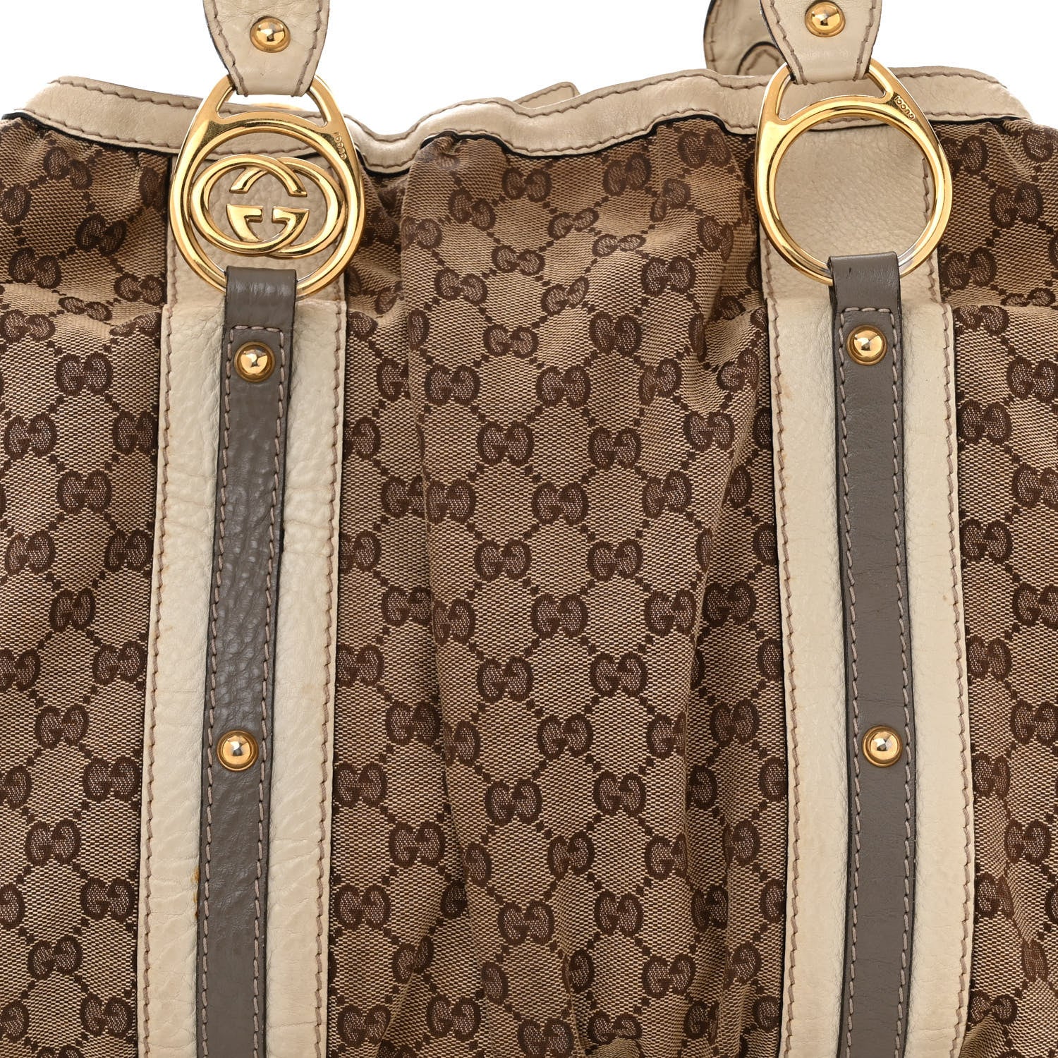Gucci Monogram Medium Interlocking Icon Tote Ivory 8 of 17