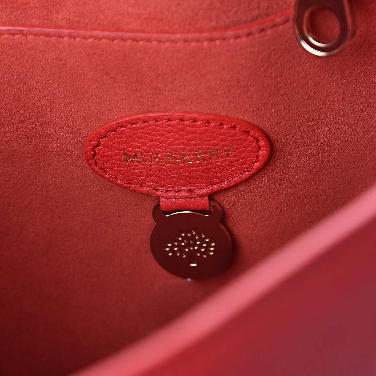 Mulberry Classic Grain Bayswater Fiery Red 5 of 7
