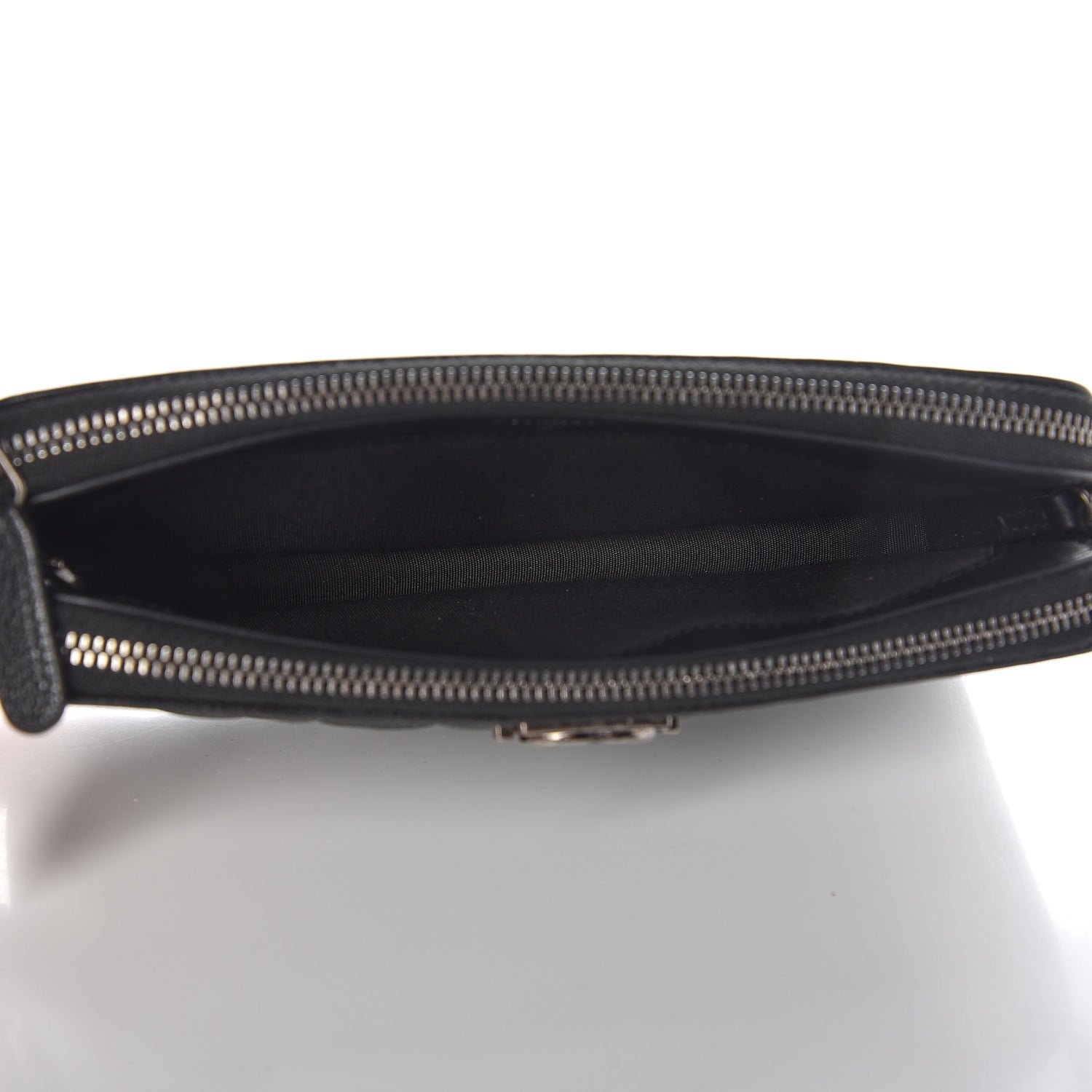 Chanel Caviar Quilted Small Boy Clutch With Chain Black 5 of 10