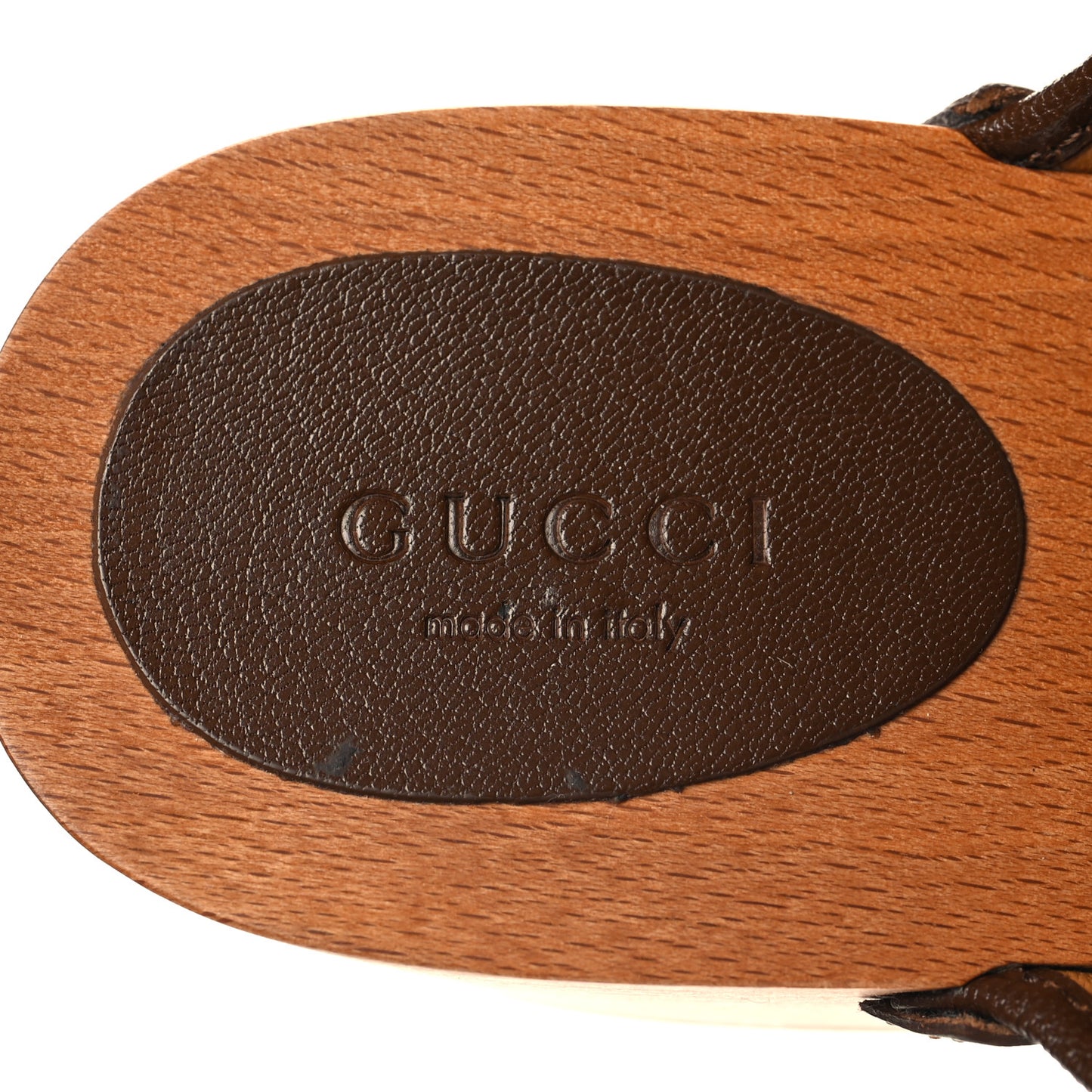 Monogram Goatskin Horsebit Clog Mules 40.5 Beige Ebony Brown Sugar