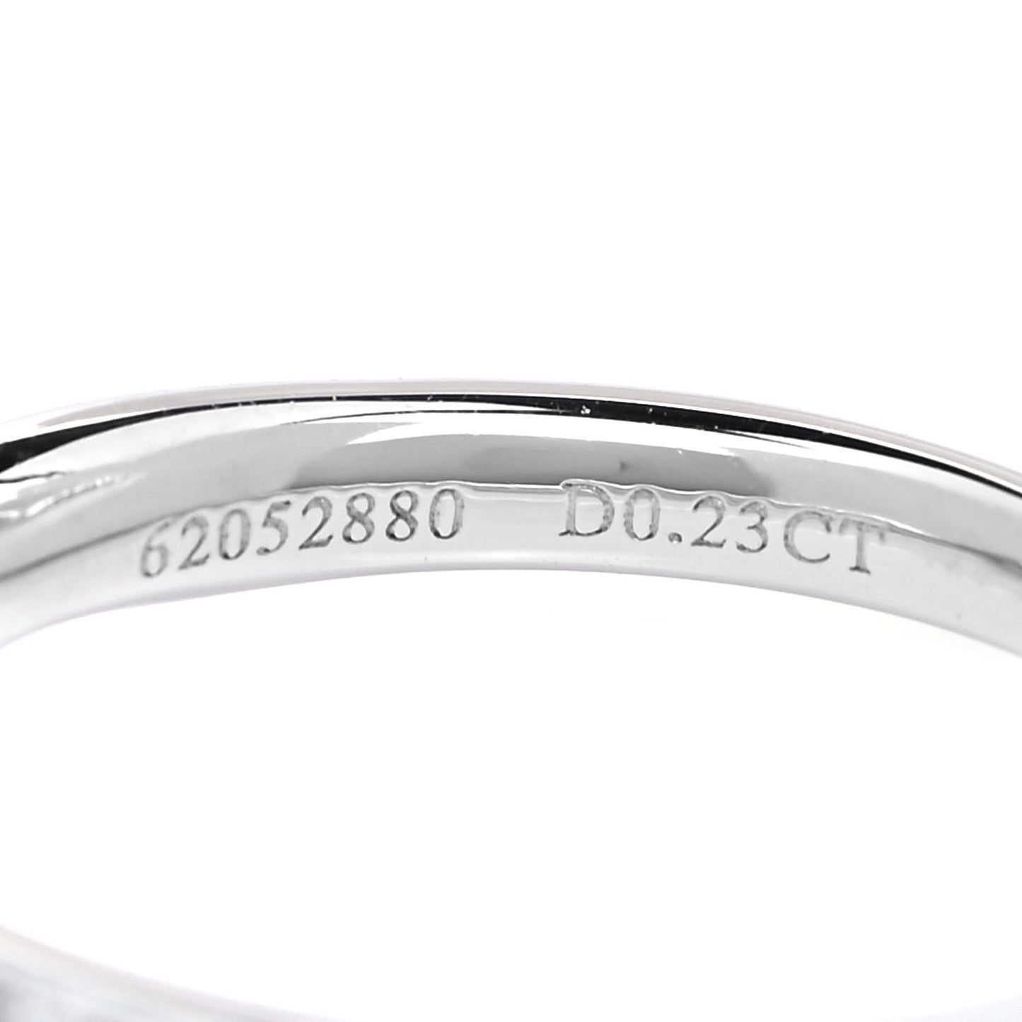 Platinum Diamond .23ct Harmony Round Brilliant Engagement Ring 47 4