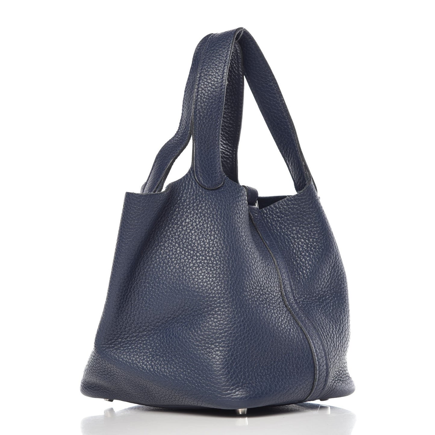 Taurillon Clemence Picotin Lock 18 PM Bleu Abysse