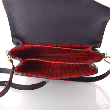 Louis Vuitton Empreinte Pochette Metis Marine Rouge 7 of 9