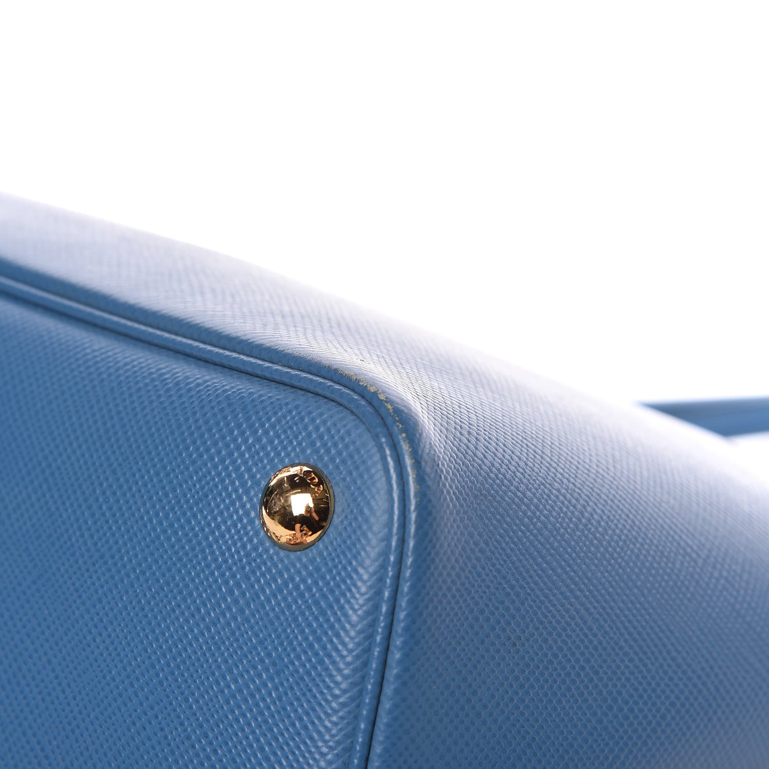 Prada Saffiano Cuir Medium Double Bag Cobalto 10 of 11