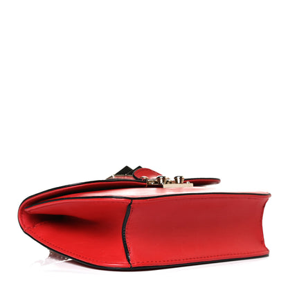 Valentino Garavani Vitello Small Glam Lock Rockstud Flap Red 4 of 15