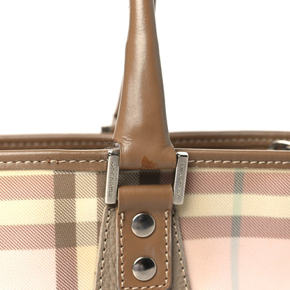 Burberry Candy Check Small Tote Pink Beige 15 of 15