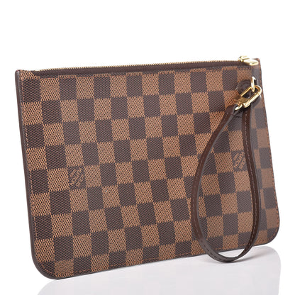 Louis Vuitton Damier Ebene Neverfull MM GM Pochette 3 of 8