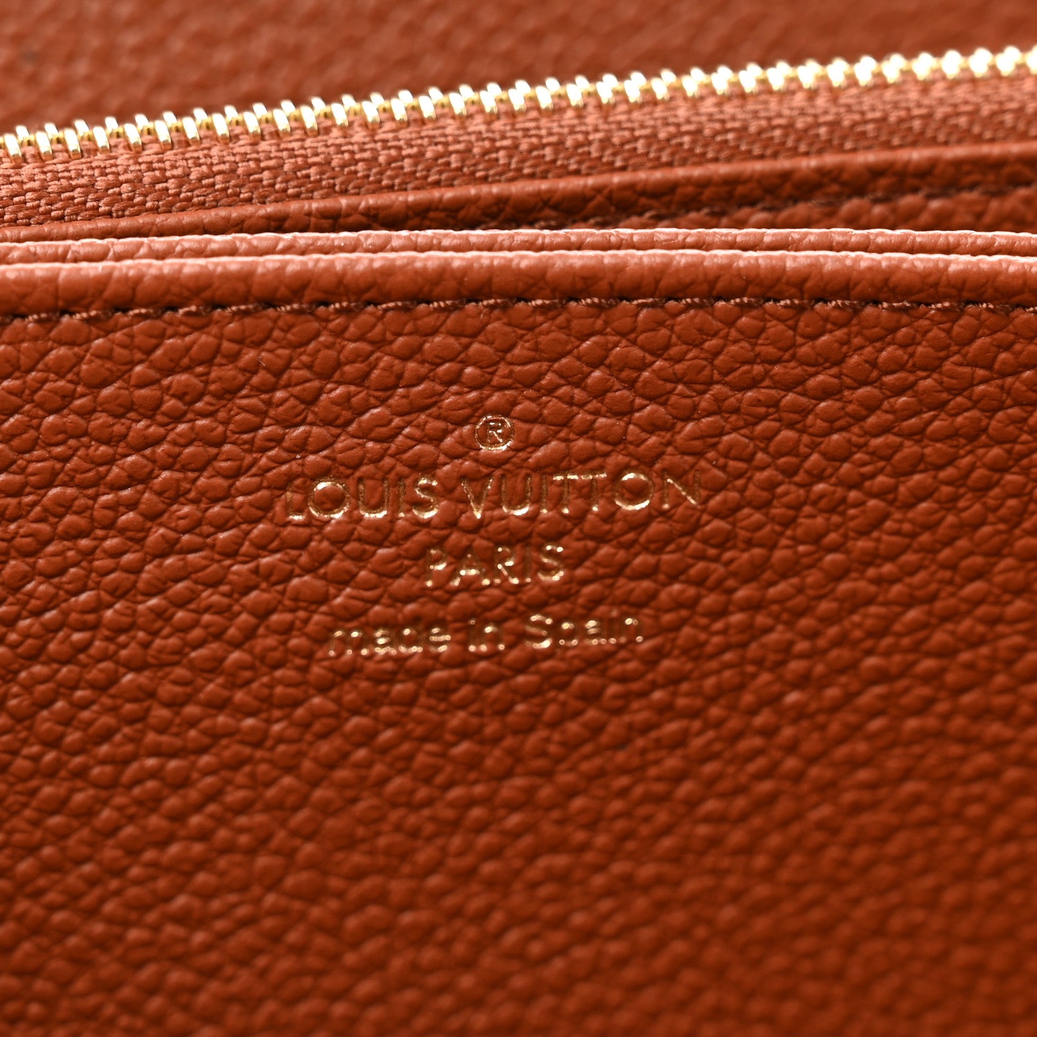 Louis Vuitton Empreinte Zippy Wallet Cognac 6 of 7