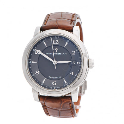 David Yurman Stainless Steel Alligator 40mm Automatic Watch Grey 1 of 12