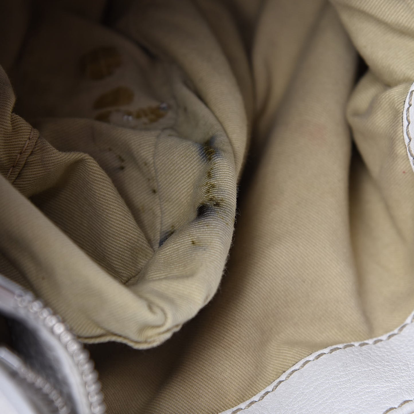 Calfskin Paddington Hobo White